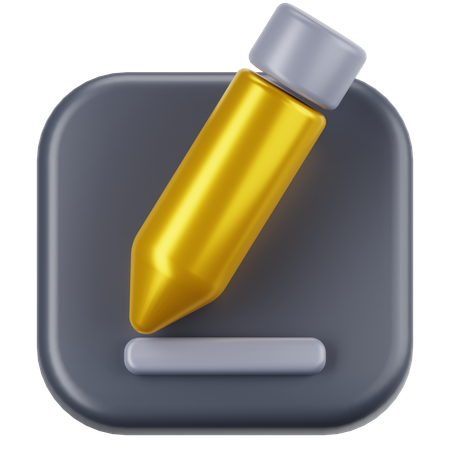 Notiz  3D Icon