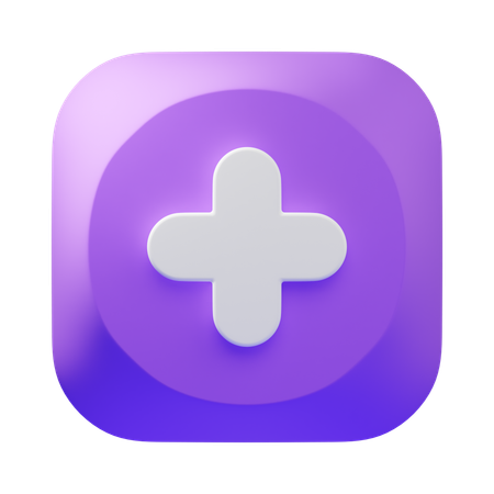 Hinzufügen  3D Icon