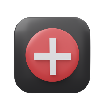 Hinzufügen  3D Icon