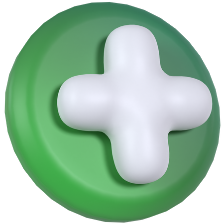 Hinzufügen  3D Icon