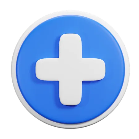 Schaltfläche „Hinzufügen“  3D Icon