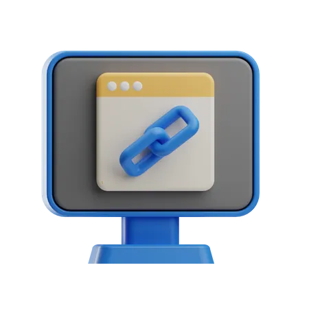 Hiperlink  3D Icon