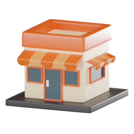 Hipermercado  3D Icon