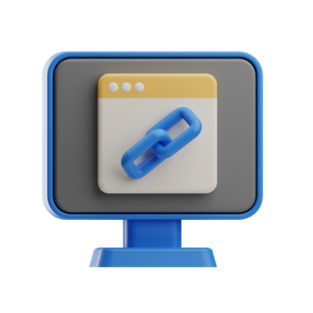 Hipervínculo  3D Icon