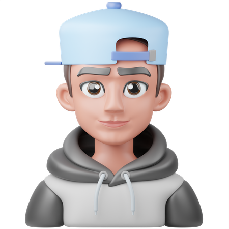 Hiphop Boy  3D Icon