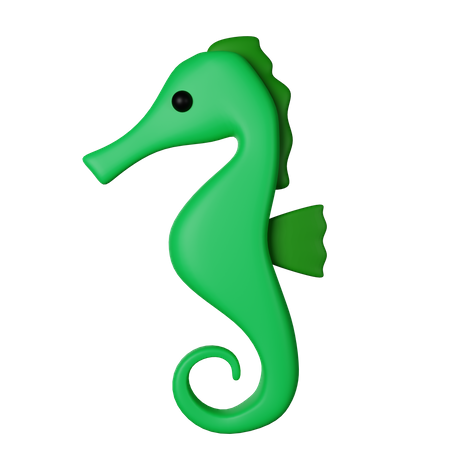 Hippocampe  3D Icon