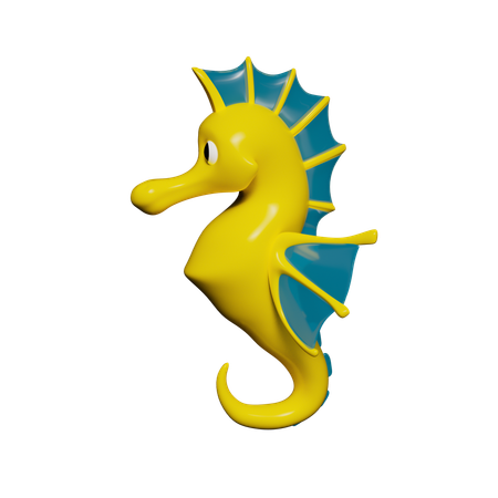 Hippocampe  3D Icon