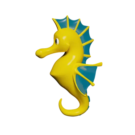 Hippocampe  3D Icon