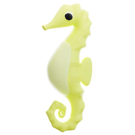 Hippocampe  3D Icon