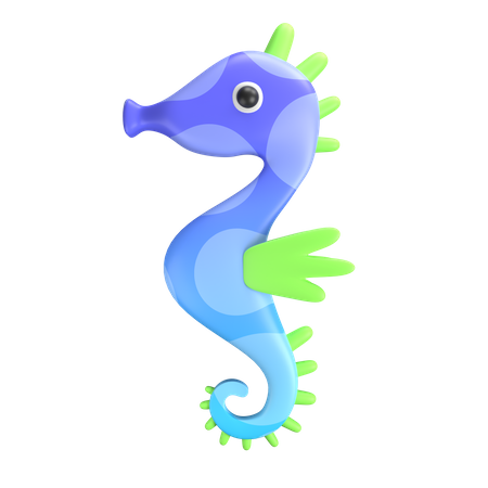 Hippocampe  3D Icon