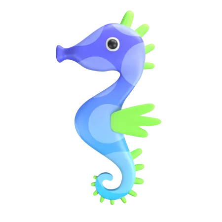 Hippocampe  3D Icon