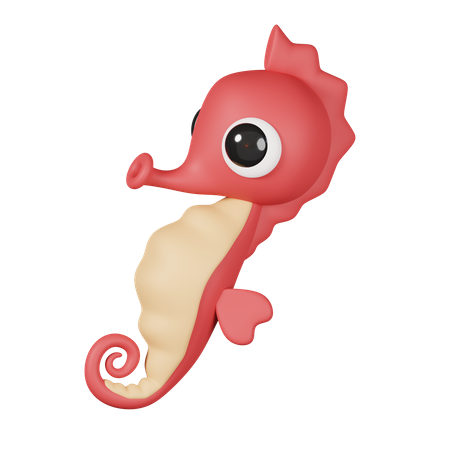 Hippocampe  3D Icon