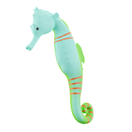 Hippocampe  3D Icon