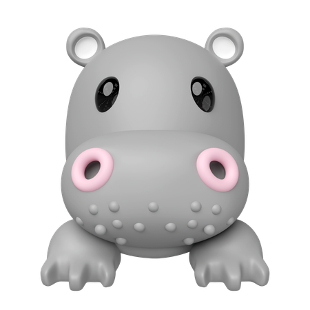 Hippopotame  3D Icon