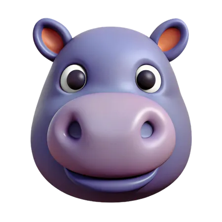 Hippopotamus  3D Icon