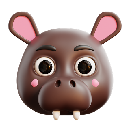 Hippopotamus  3D Icon