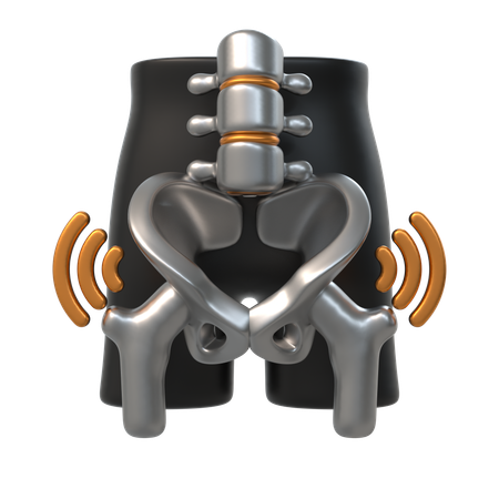 Hips rheumatism  3D Icon