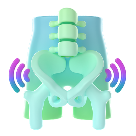 Hips Rheumatism Bones  3D Icon