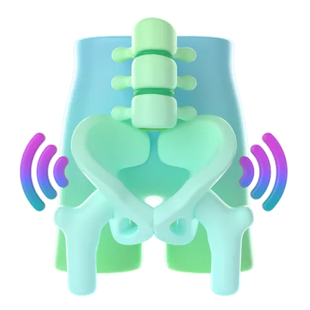 Hips Rheumatism Bones  3D Icon