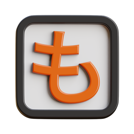 Hiragana Mo  3D Icon