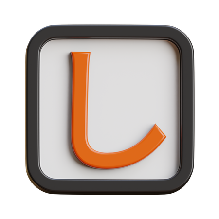 Hiragana Shi  3D Icon