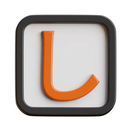 Hiragana Shi  3D Icon