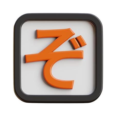 Hiragana Zo  3D Icon