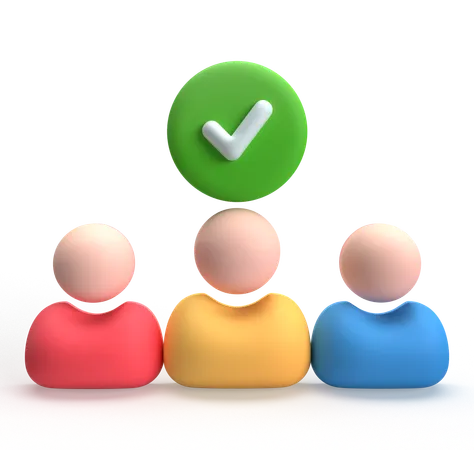 Hired  3D Icon