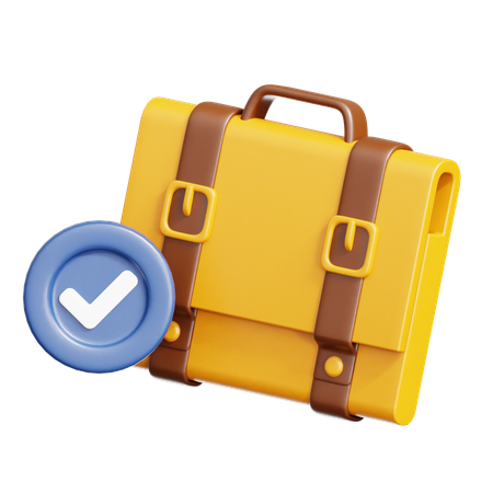 Hired  3D Icon