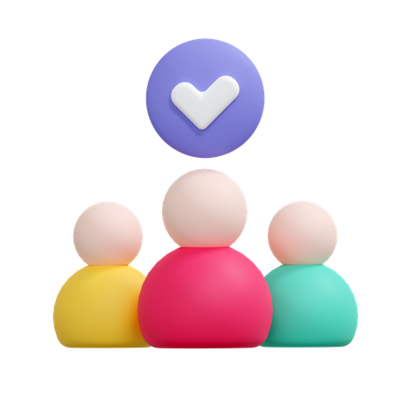 Hired  3D Icon