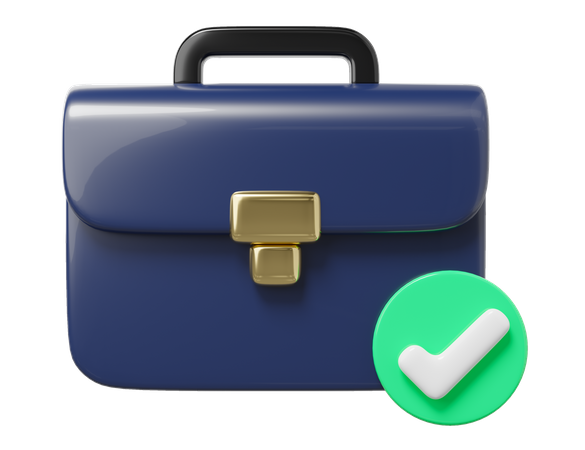 Hired  3D Icon