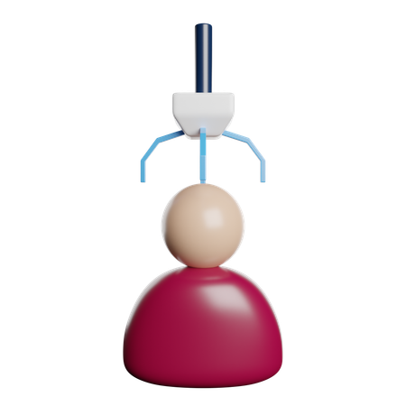 Hired employee  3D Icon