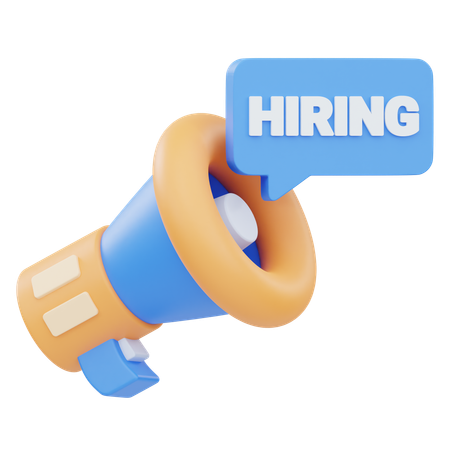 Hiring  3D Icon
