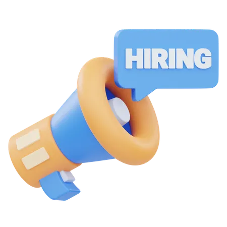 Hiring  3D Icon