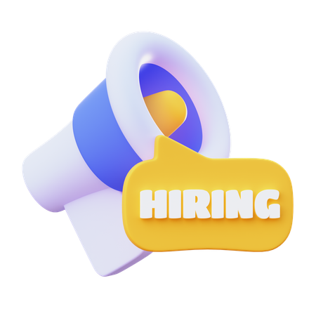 Hiring  3D Icon