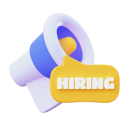 Hiring  3D Icon