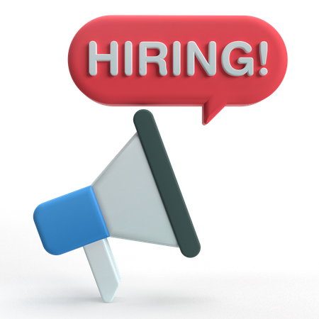 Hiring  3D Icon