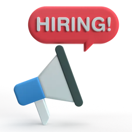 Hiring  3D Icon