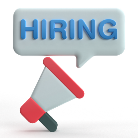Hiring  3D Icon