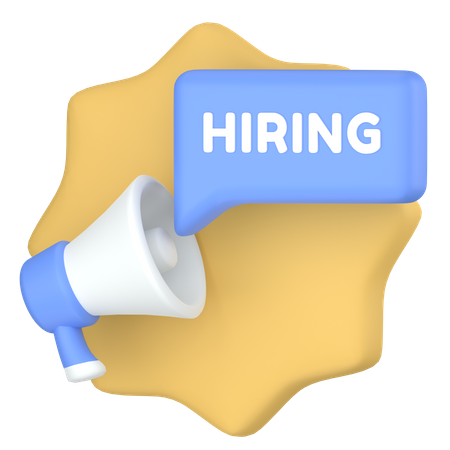 Hiring  3D Icon