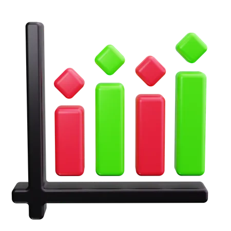 Histogram  3D Icon