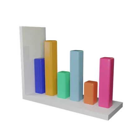 Histogram  3D Icon