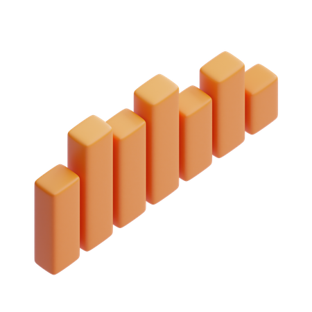 Histogram  3D Icon