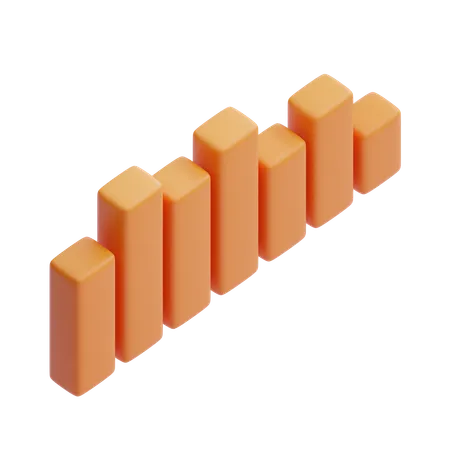 Histogram  3D Icon