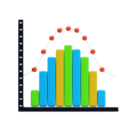 Histogram  3D Icon