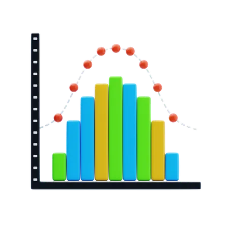 Histogram  3D Icon