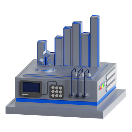 Histogram  3D Icon