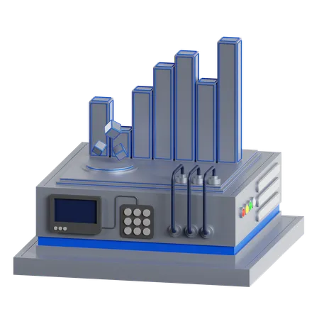 Histogram  3D Icon