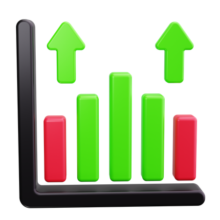 Histogram  3D Icon