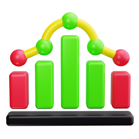 Histogram  3D Icon